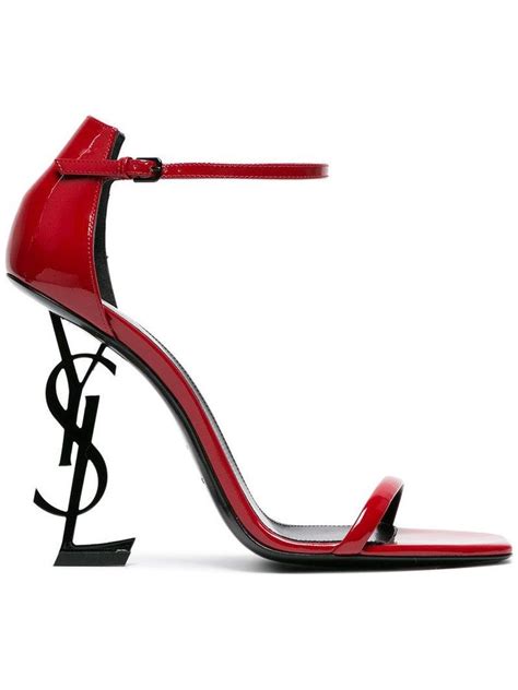 ysl red bottom heels|st laurent 3.5 heels.